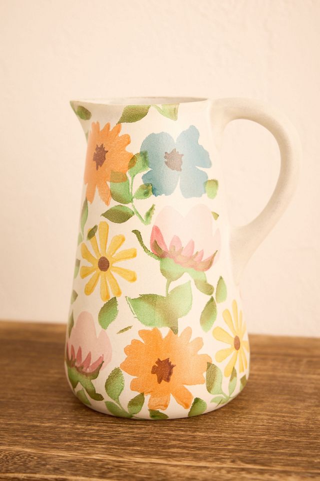 Brocca Floreale in Terracotta #1