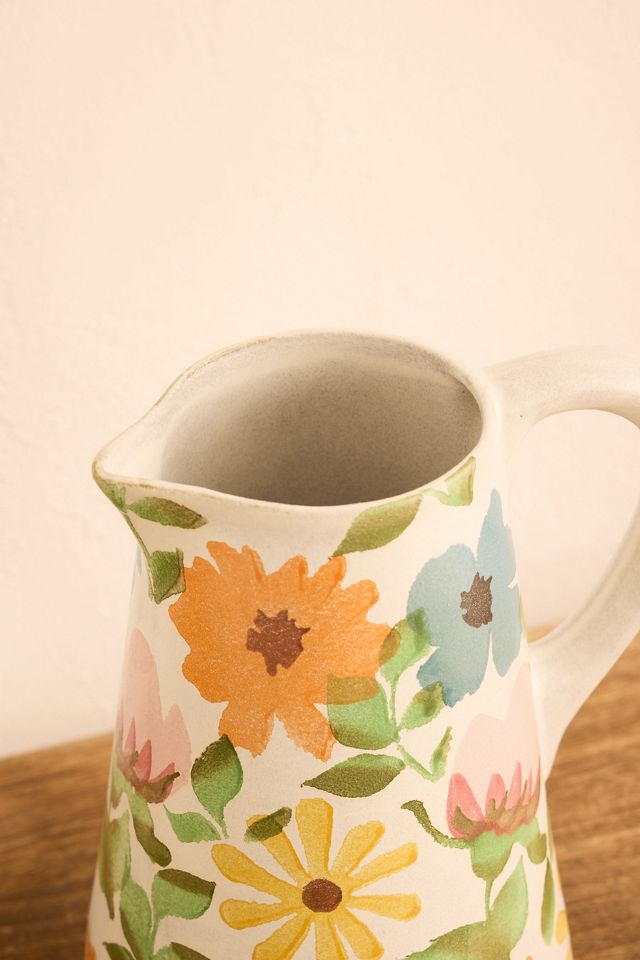 Brocca Floreale in Terracotta #2