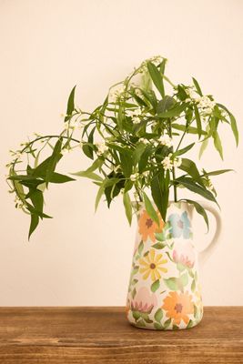 Jarra Floral de Terracota