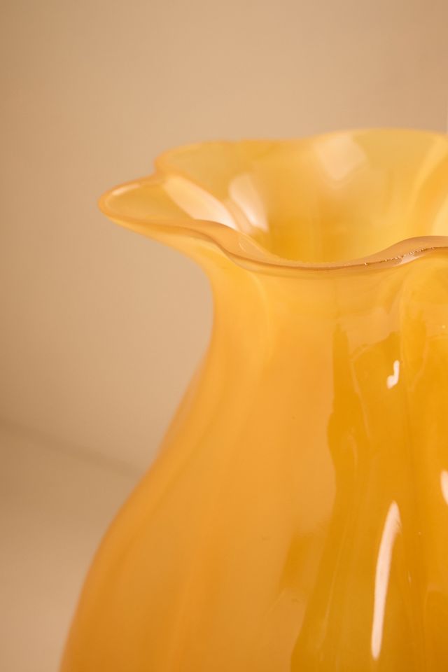 Vase en verre laiteux #2
