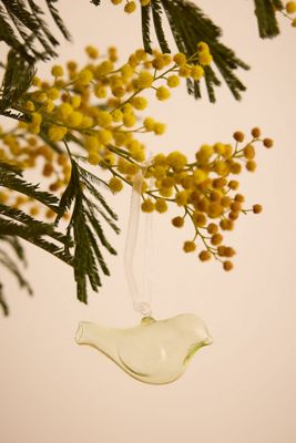 Glass Bird Ornaments, Set of 3
