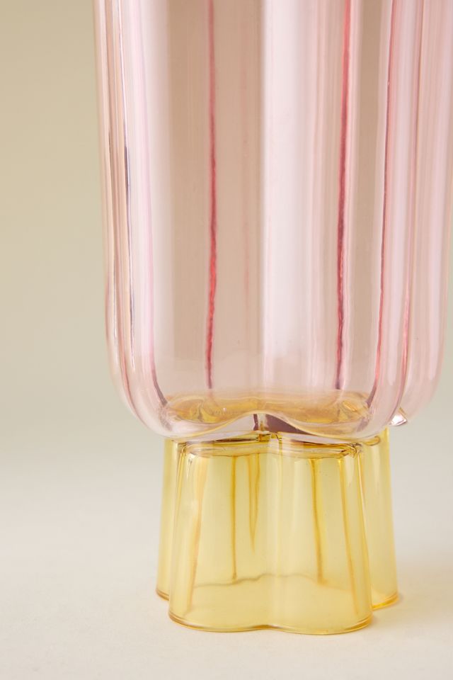 Scalloped Glass Vase #2