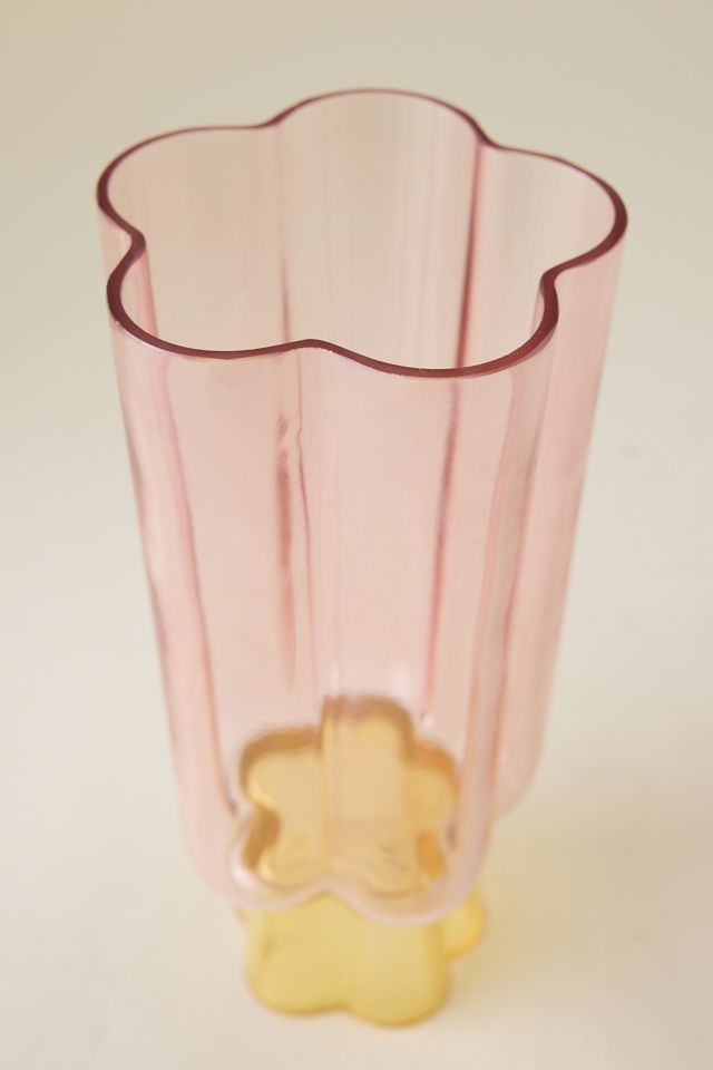 Scalloped Glass Vase #3