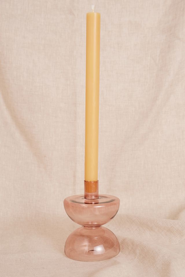 Bougeoir en verre Diabolo #2