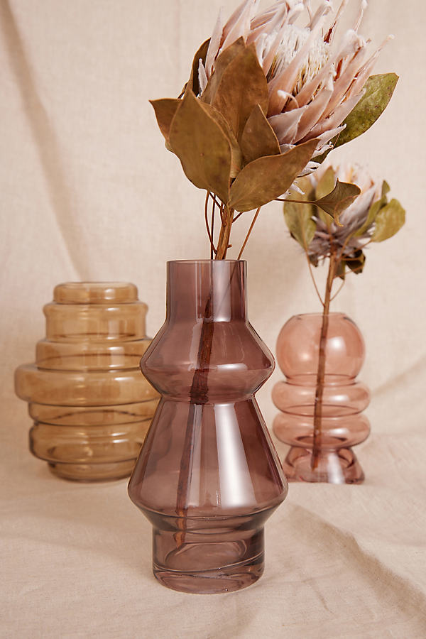 Flare Tinted Glass Vase