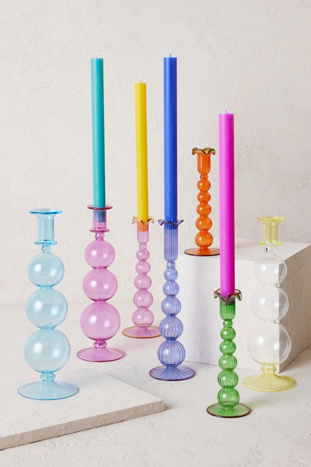 Anna + Nina Piped Taper Candle Holder Anthropologie UK