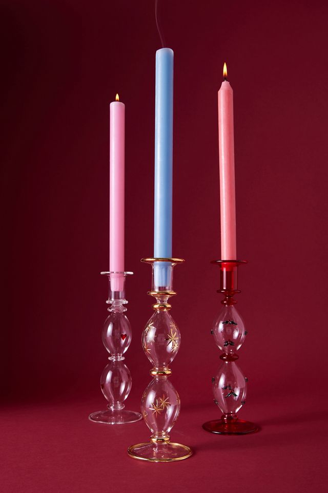 Anna + Nina The Sweet Sorrow Glass Taper Candle Holder #2