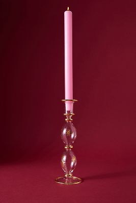 Anna + Nina The Starry Glass Taper Candle Holder