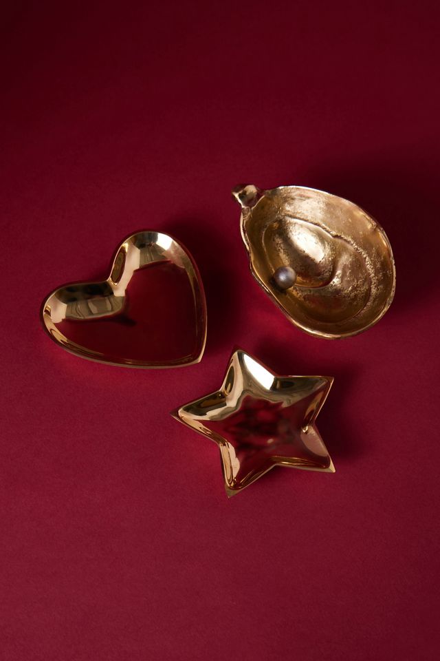 Anna + Nina Oyster Pearl Brass Trinket Dish #2
