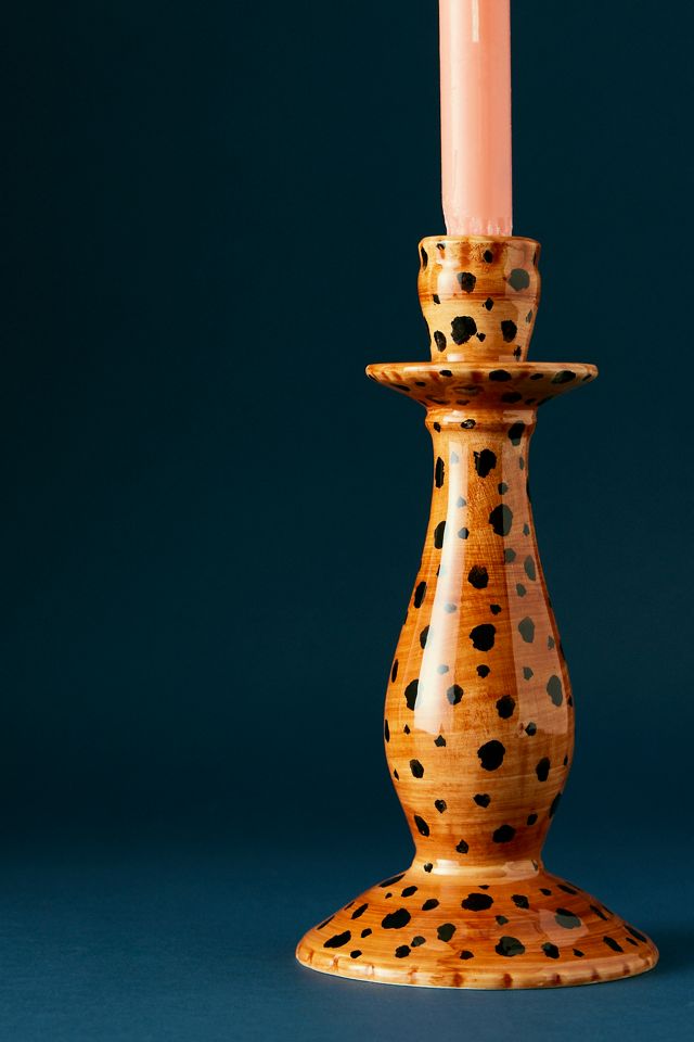 Anna + Nina Leopard Candle Holder #2