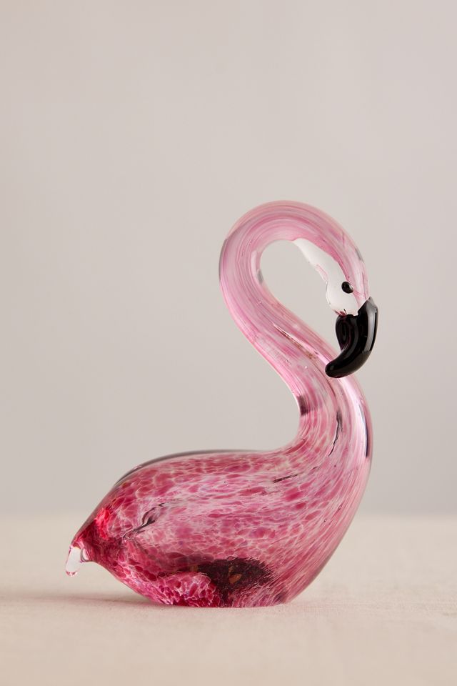 Anna + Nina Glas-Flamingo-Figur #1