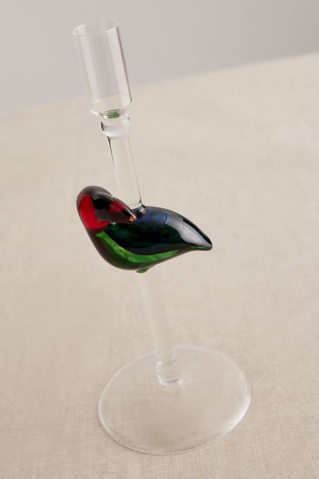 Anna + Nina Toucan Glass Candle Holder  #1