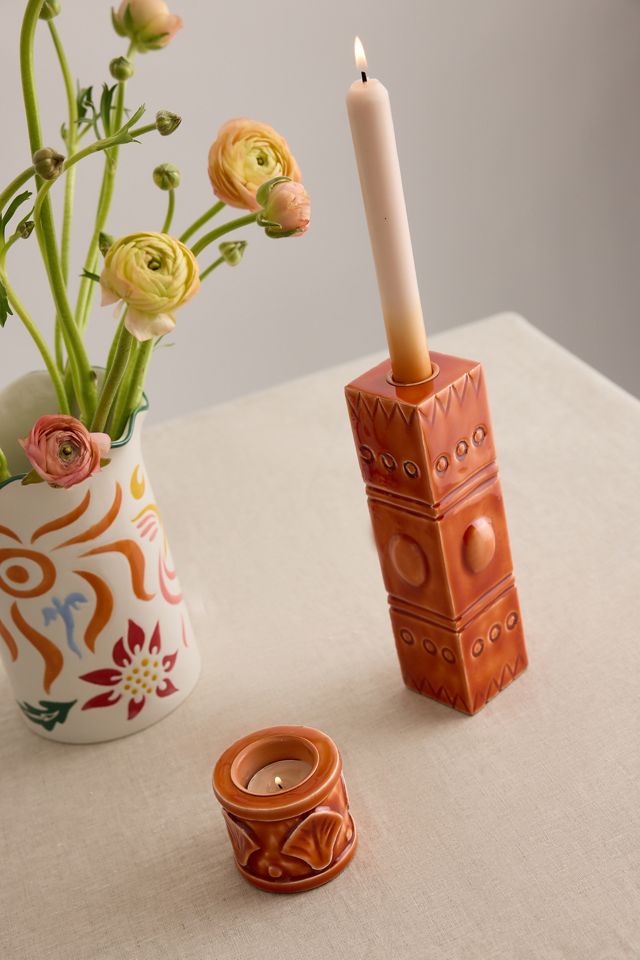 Bougeoir coquillage corail Anna + Nina #1