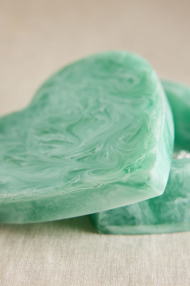 Anna + Nina Baby Blues Resin Heart Box #2