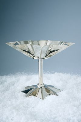 Anna + Nina Frilly Argent Tealight Holder
