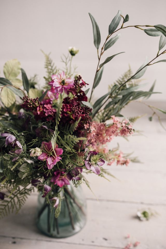 Lila Pasión Faux Flores #1