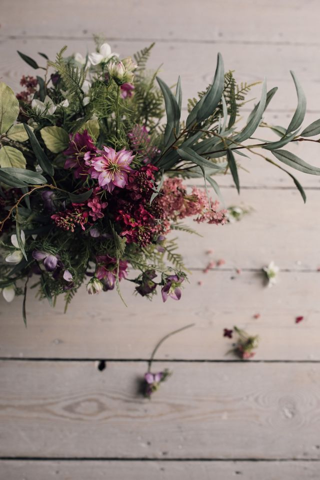 Lila Pasión Faux Flores #2