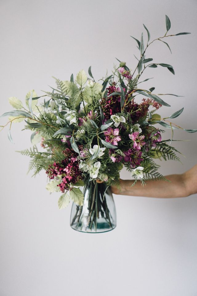 Lila Pasión Faux Flores #4