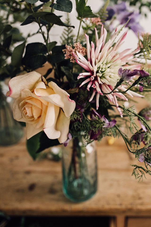 Rose Posy Flores falsas #1