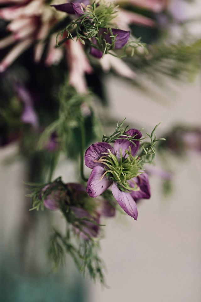 Rose Posy Flores falsas #3