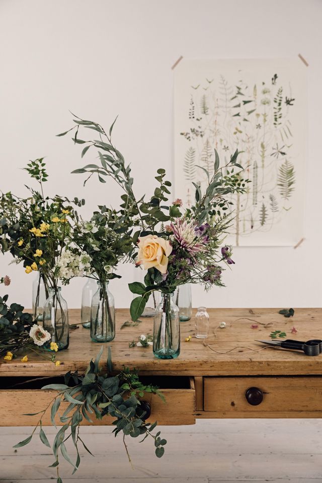 Rose Posy Flores falsas #4