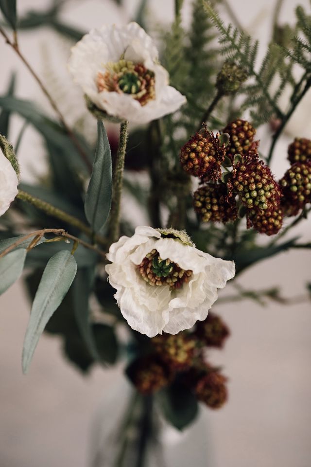 Flores falsas de Poppy Posy #1