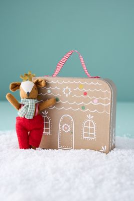 Meri Meri Mini Rentier Puppe & Koffer