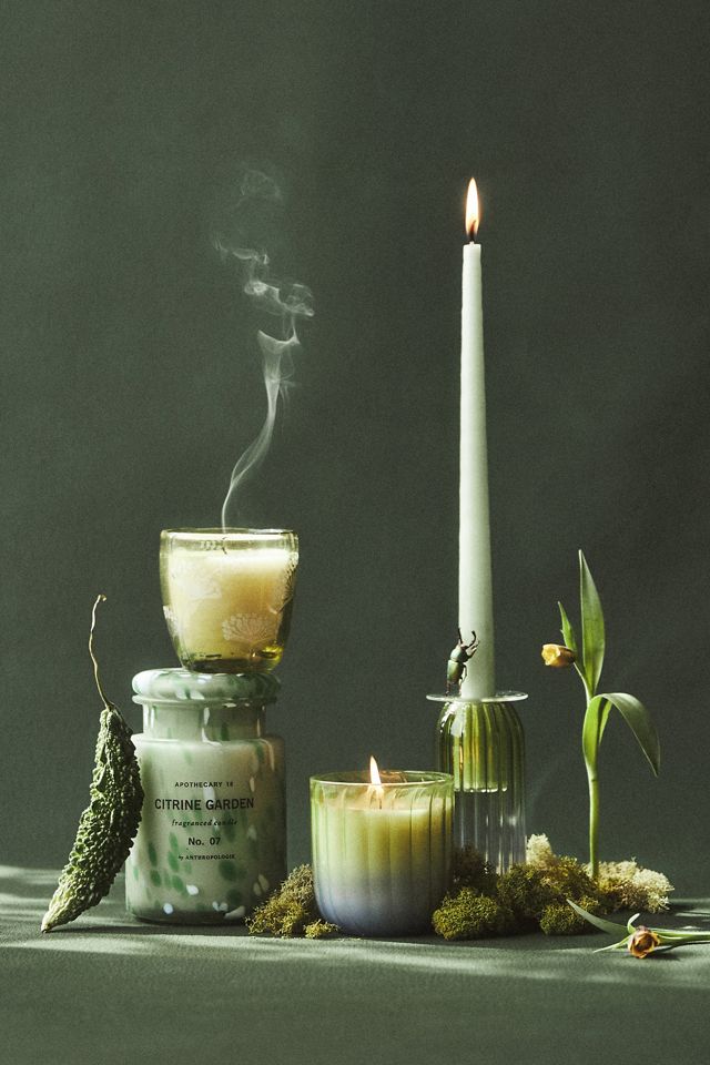 Alpine Glass Taper Candlestick #3