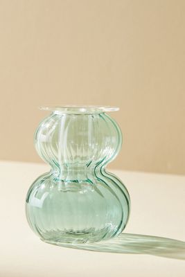 Alpine Glass Taper Candlestick