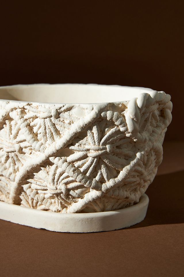 Macrame Cement Planter #4