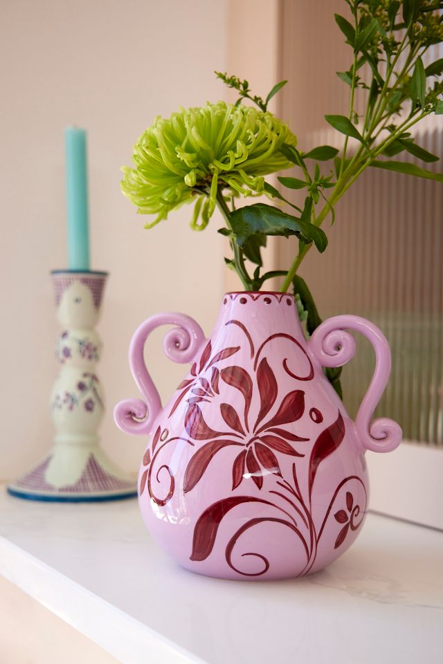 Vaisselle for Anthropologie Large Ceramic Flower Vase #1