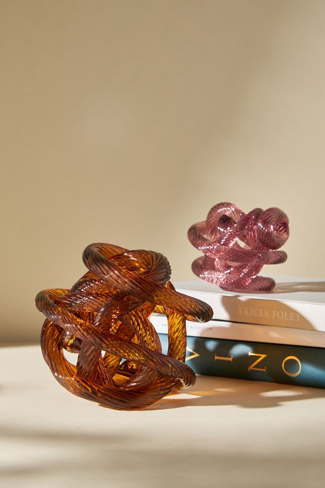 Glass Knot Decorative Object #3