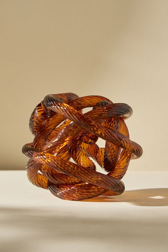 Glass Knot Decorative Object #1