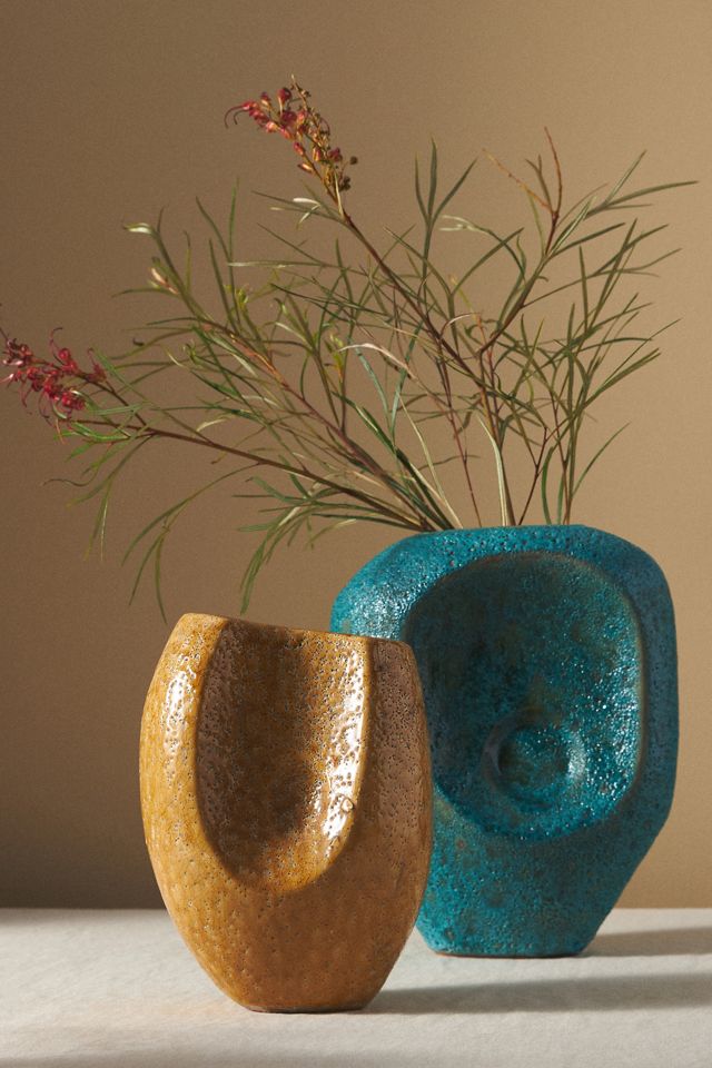 Sculptured Terracotta Vase #3