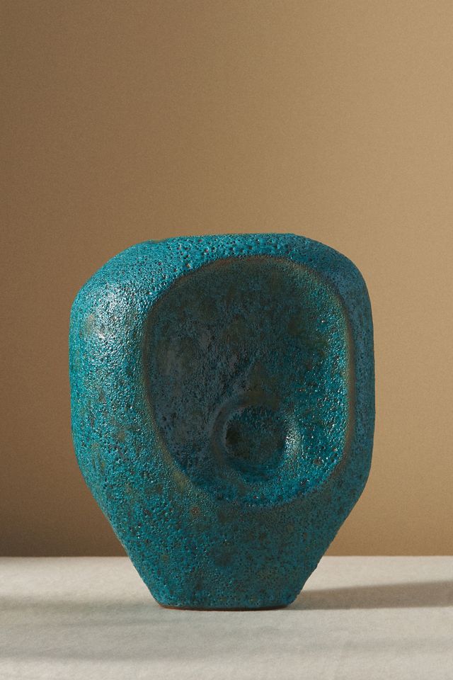 Sculptured Terracotta Vase #1