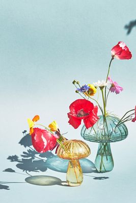 Mushroom Glass Vase