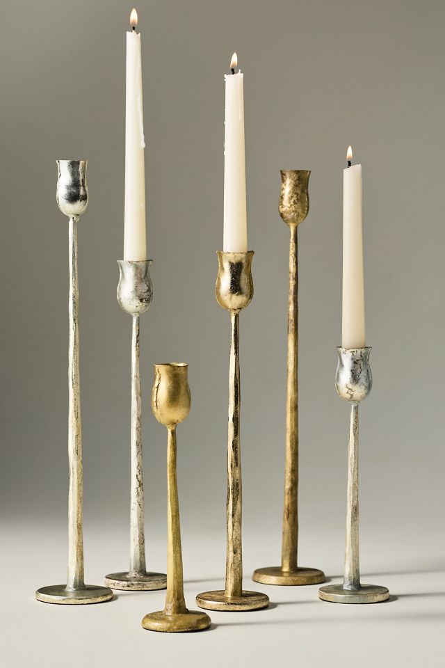 Aurora Metal Taper Candle Holder #6