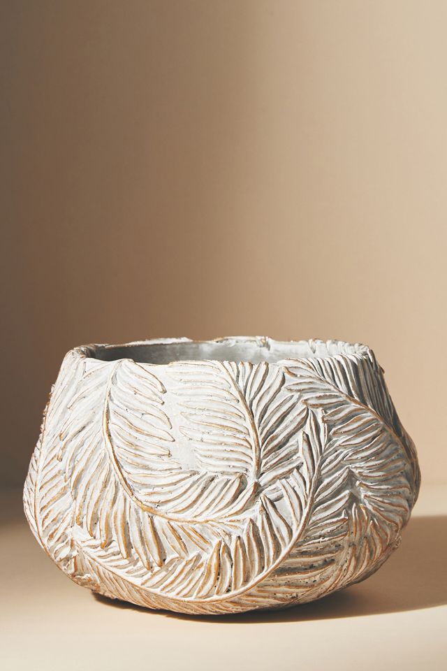 Amapa Concrete Leaf Pot #3