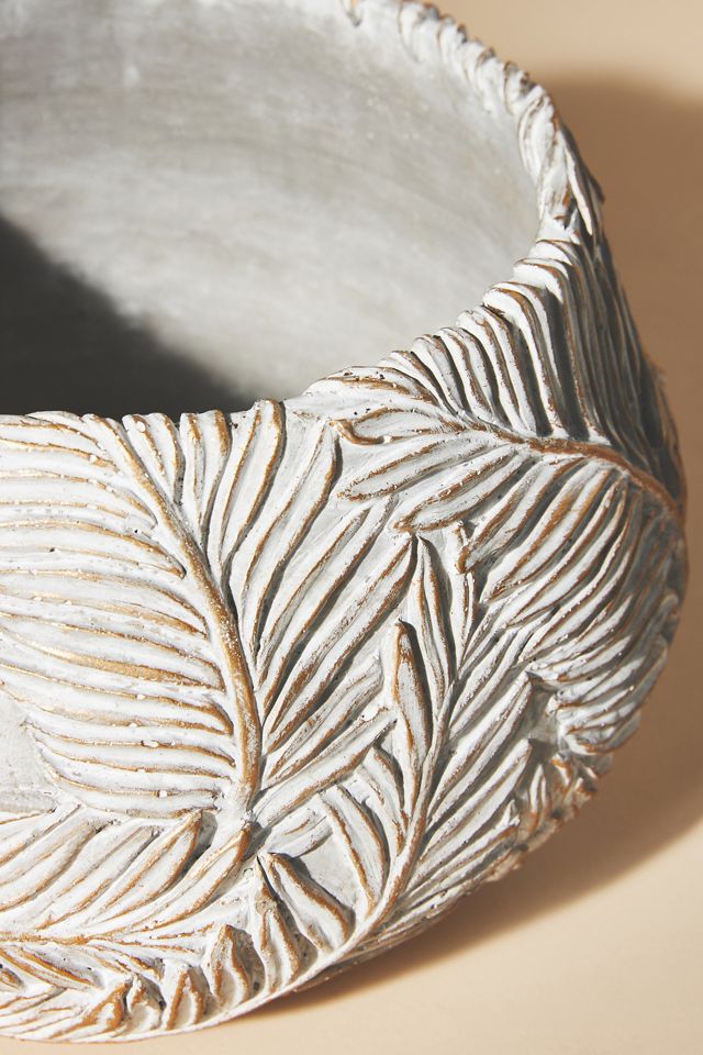 Amapa Concrete Leaf Pot #4