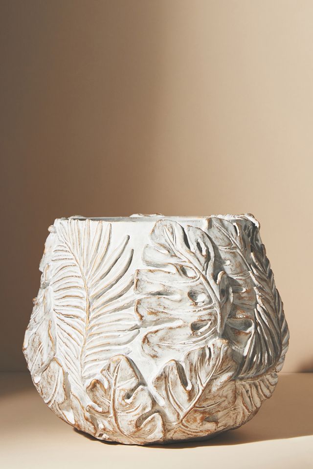 Amapa Concrete Leaf Pot #6