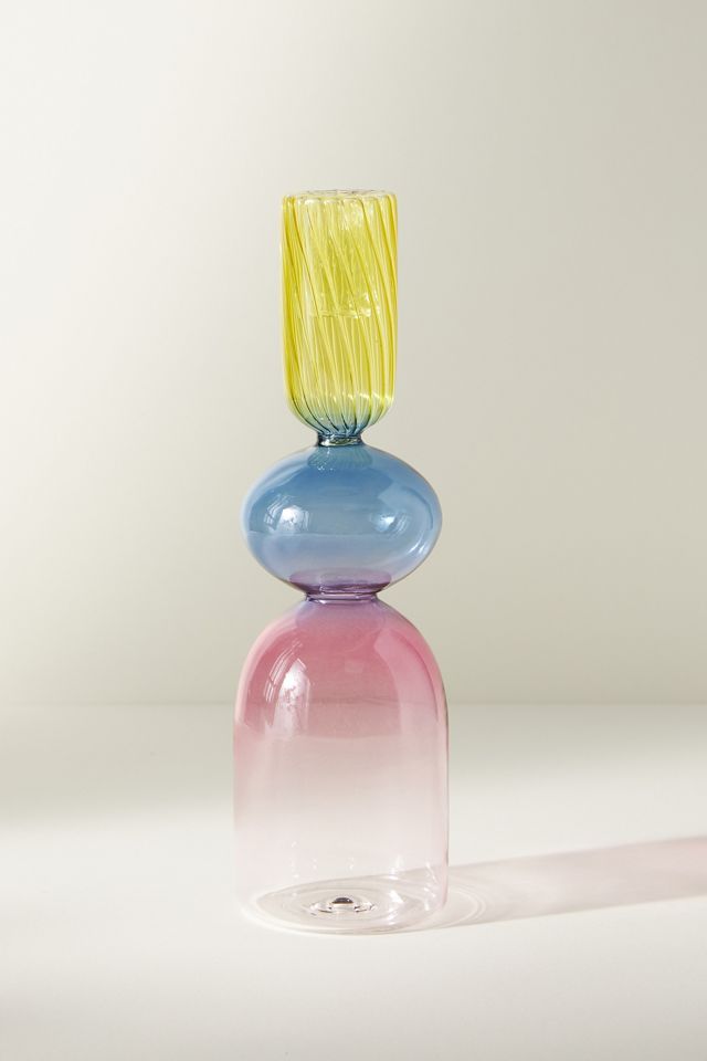 Bougeoir Calle en Verre Effilé #2