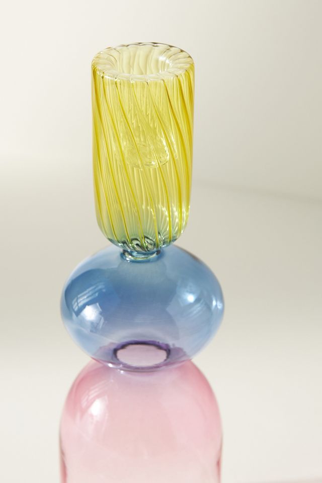 Bougeoir Calle en Verre Effilé #3