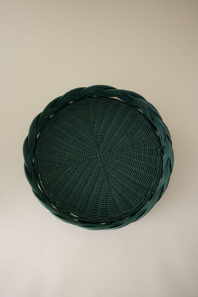 Birdie Fortescue Rattan Geflochtenes Tablett #2