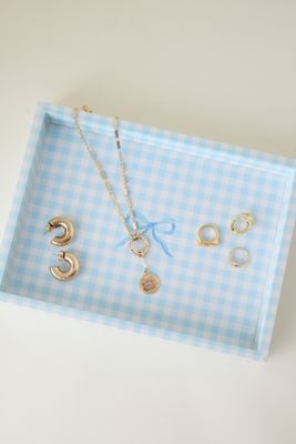 Addison Ross Gingham Schleifentablett