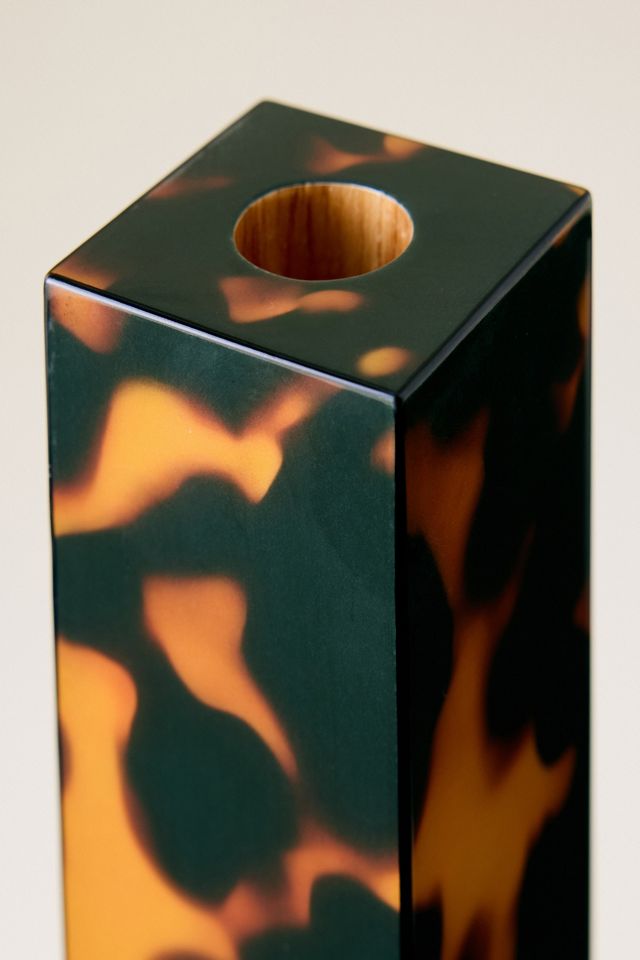 Addison Ross Lacquered Faux Tortoiseshell Candle Holder  #2