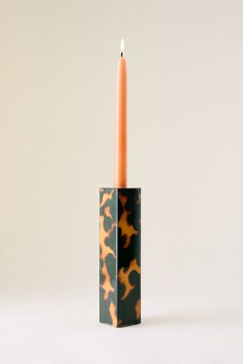 Addison Ross Lackierter Kerzenhalter aus Kunstschildpatt