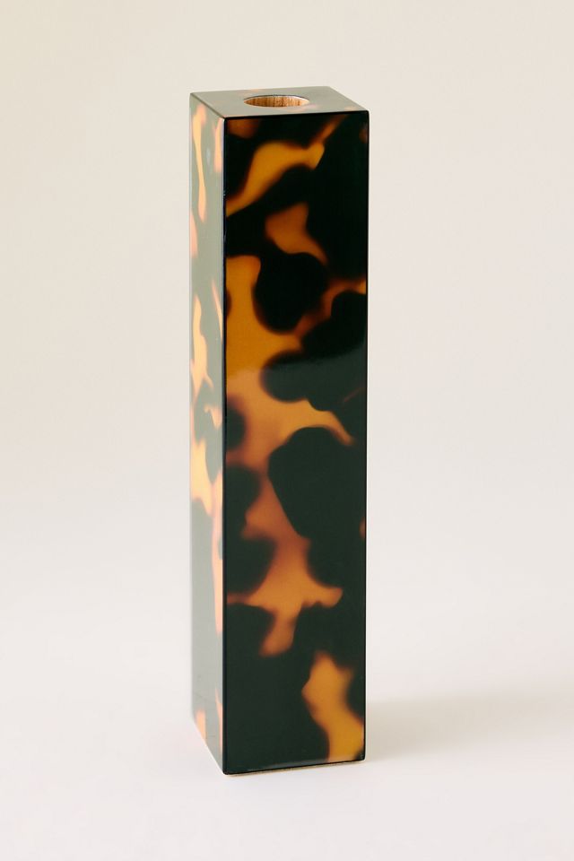 Addison Ross Lacquered Faux Tortoiseshell Candle Holder  #1