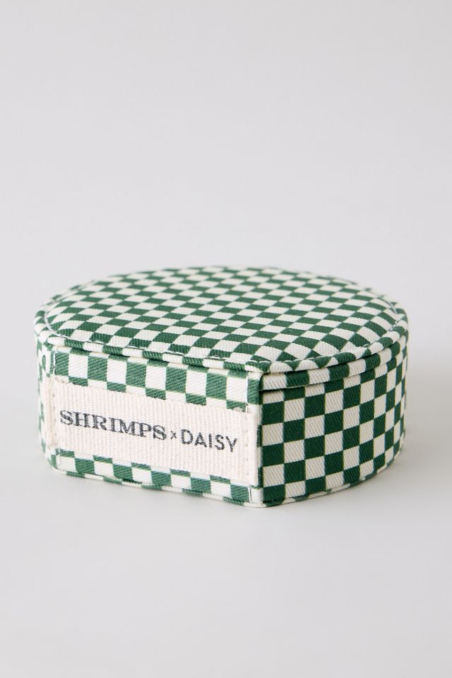 Shrimps x Daisy London Boîte à bijoux compacte verte #2