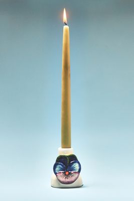 Francesca Kaye Floral Taper Candle Holder