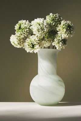 Marbled Glass Vase